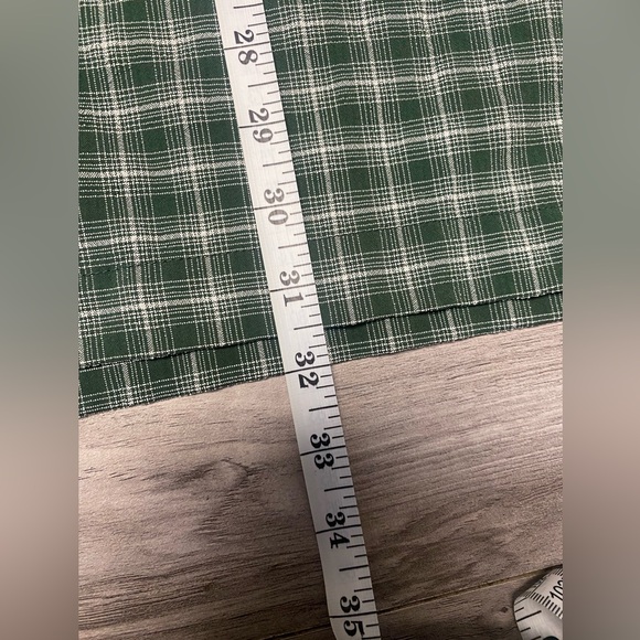 L.L. Bean Men’s Plaid Short Sleeved Button Up Shirt Size XXL 2XL Green Outdoors - Picture 9 of 9